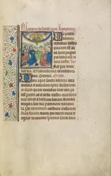 Männer und Frauen kniend im Gebet